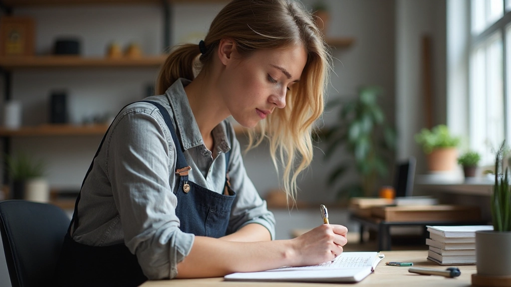Designer maakt aantekeningen van observaties tijdens werkplaatsbezoek met gebruikers